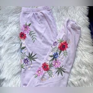 Wildfox floral embroidered 2 pc set